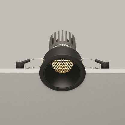 Maytoni downlight Dip LED 50° zápustné kruhové svítidlo černé