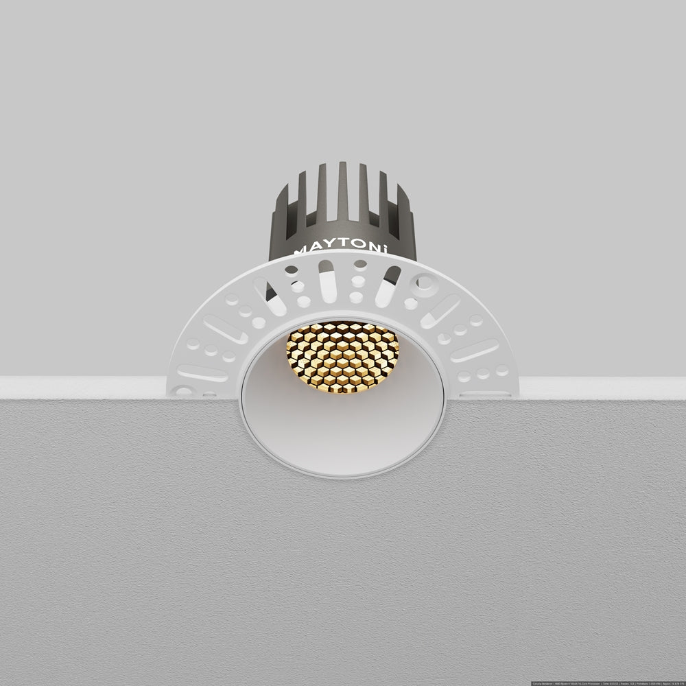 Maytoni downlight Dip LED 50° zápustné kruhové svítidlo bílé