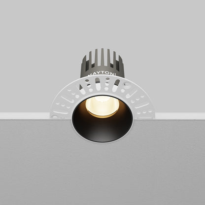 Maytoni downlight Dip LED 50° zápustné kruhové svítidlo černé
