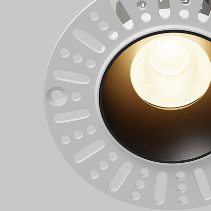 Maytoni downlight Dip LED 50° zápustné kruhové svítidlo černé