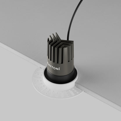 Maytoni downlight Dip LED 50° zápustné kruhové svítidlo černé