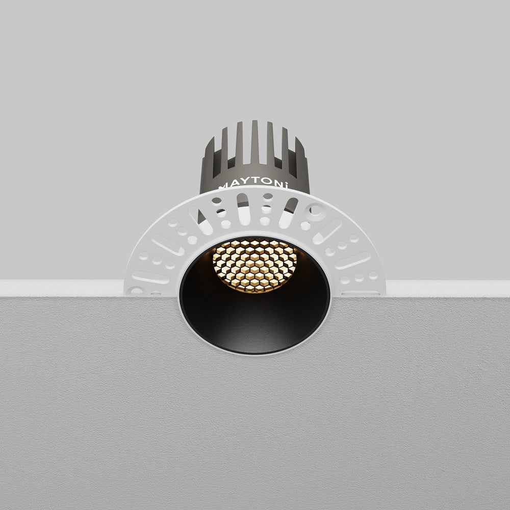 Maytoni downlight Dip LED 50° zápustné kruhové svítidlo černé