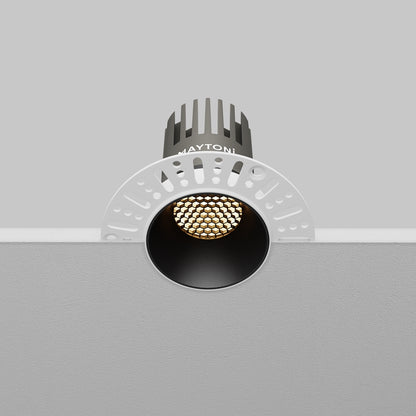 Maytoni downlight Dip LED 50° zápustné kruhové svítidlo černé