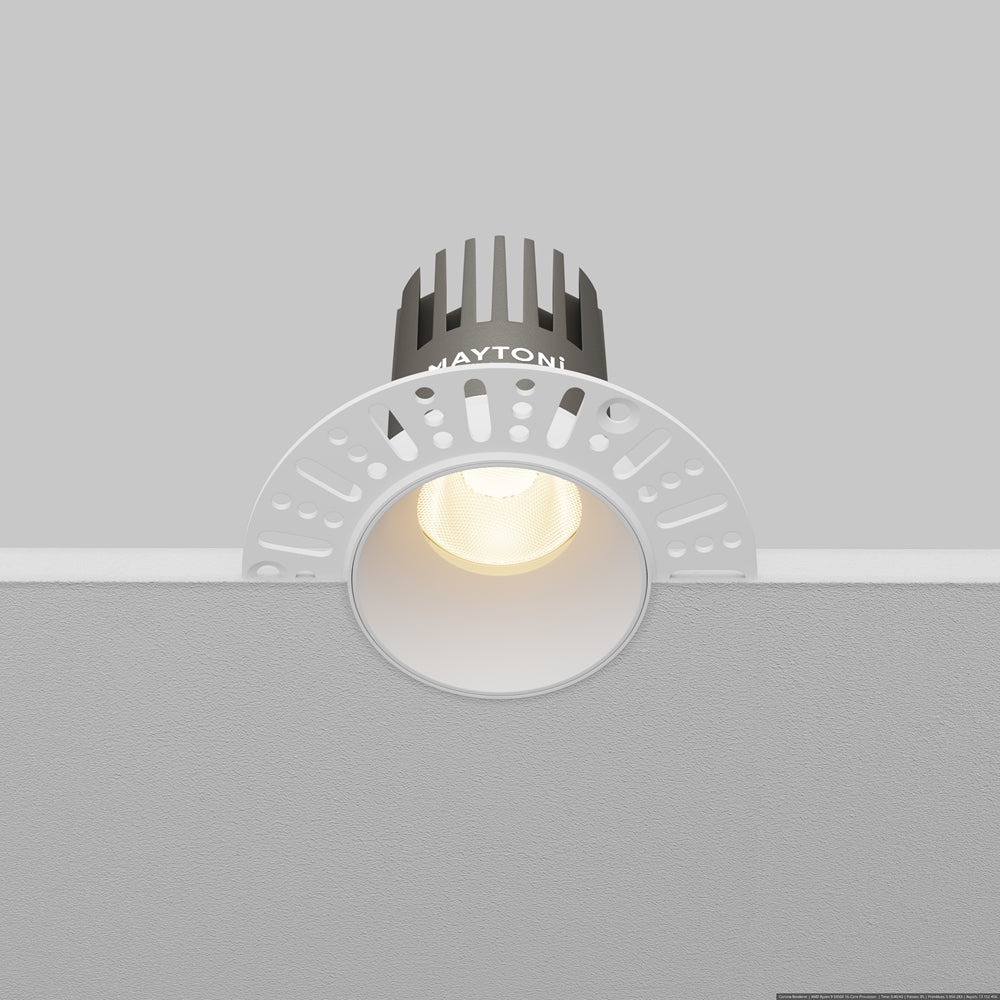 Maytoni downlight Dip LED 50° zápustné kruhové svítidlo bílé