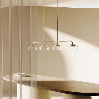 Aromas Ipon LED závěsné skleněné svítidlo