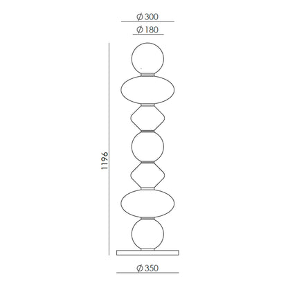 Aromas Mapi LED stojací svítidlo