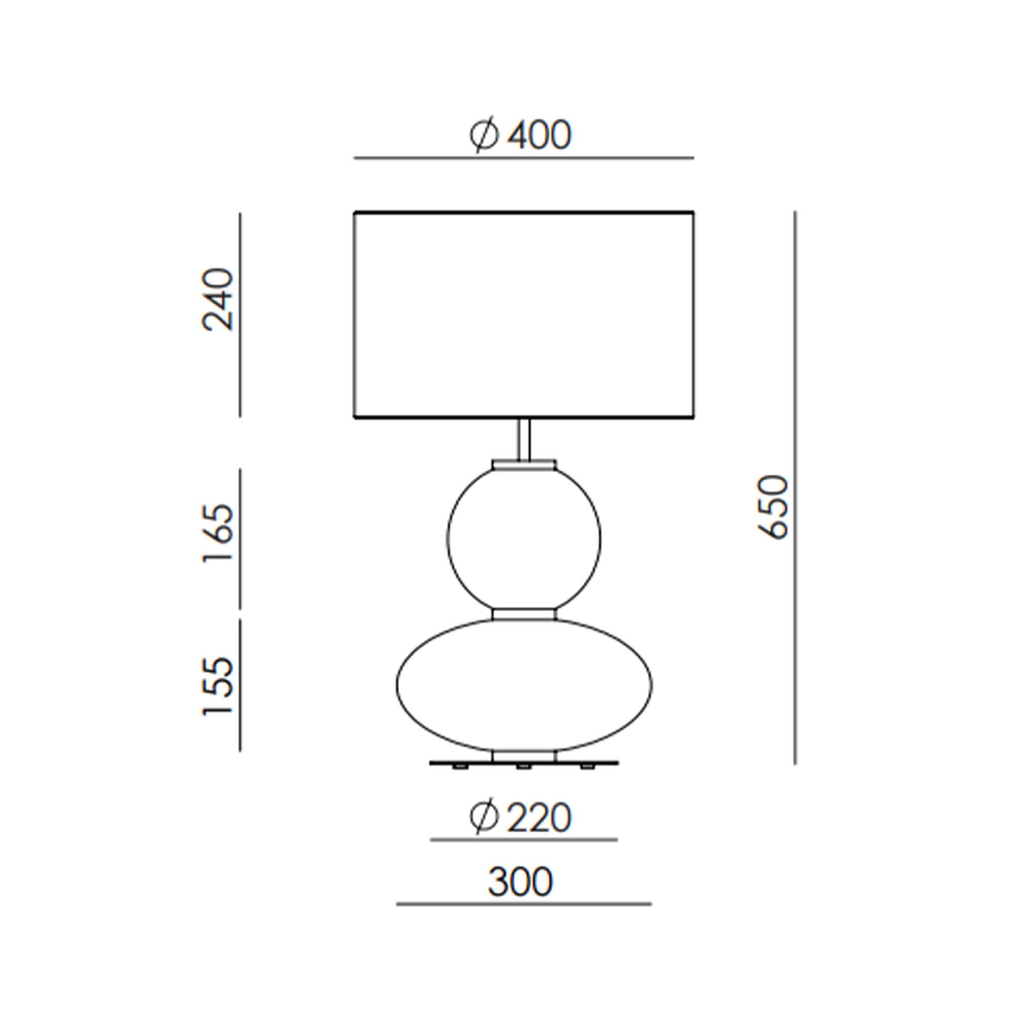 Aromas Mapi E27 stolní svítidlo
