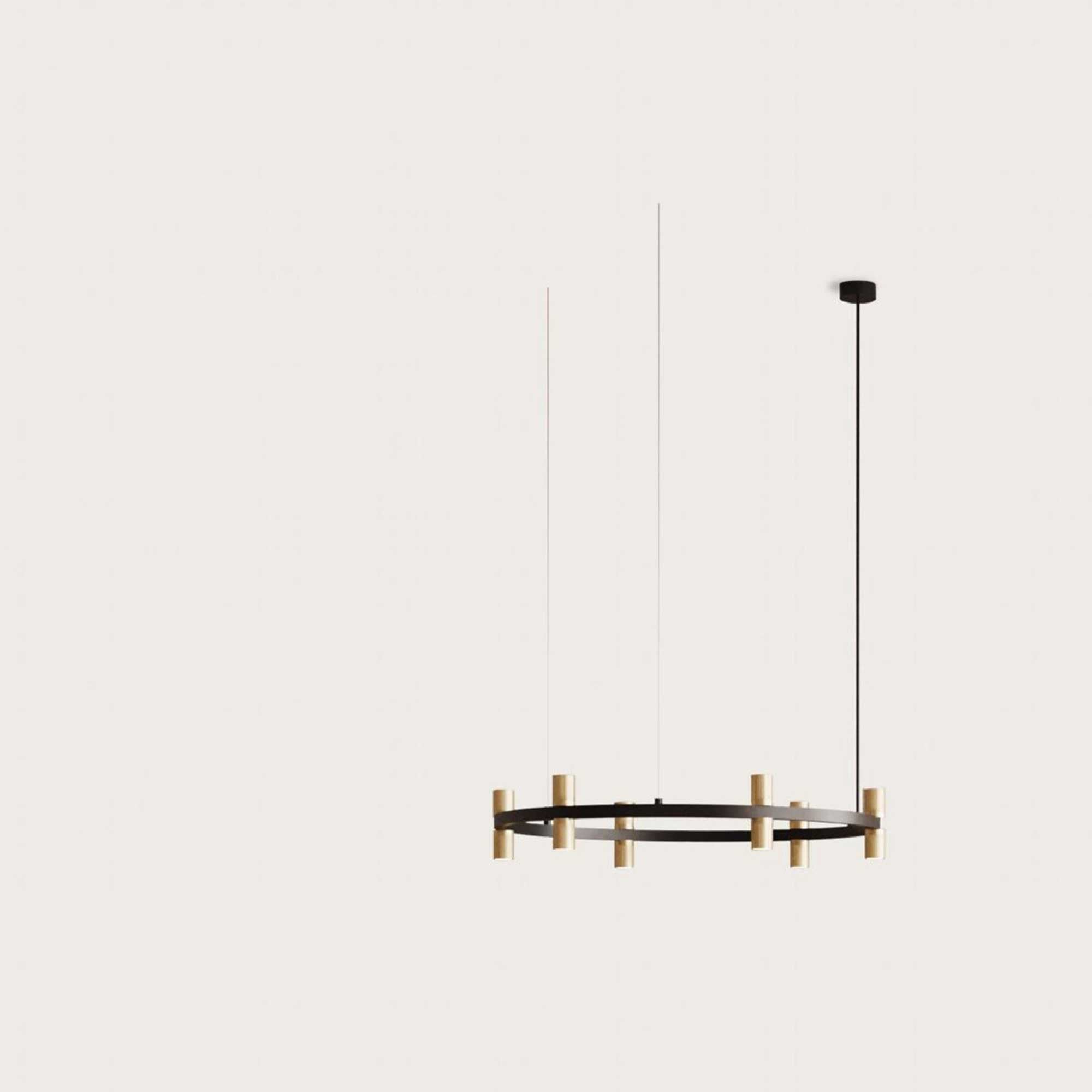 Aromas Tura LED závěsné kruhové svítidlo lustr