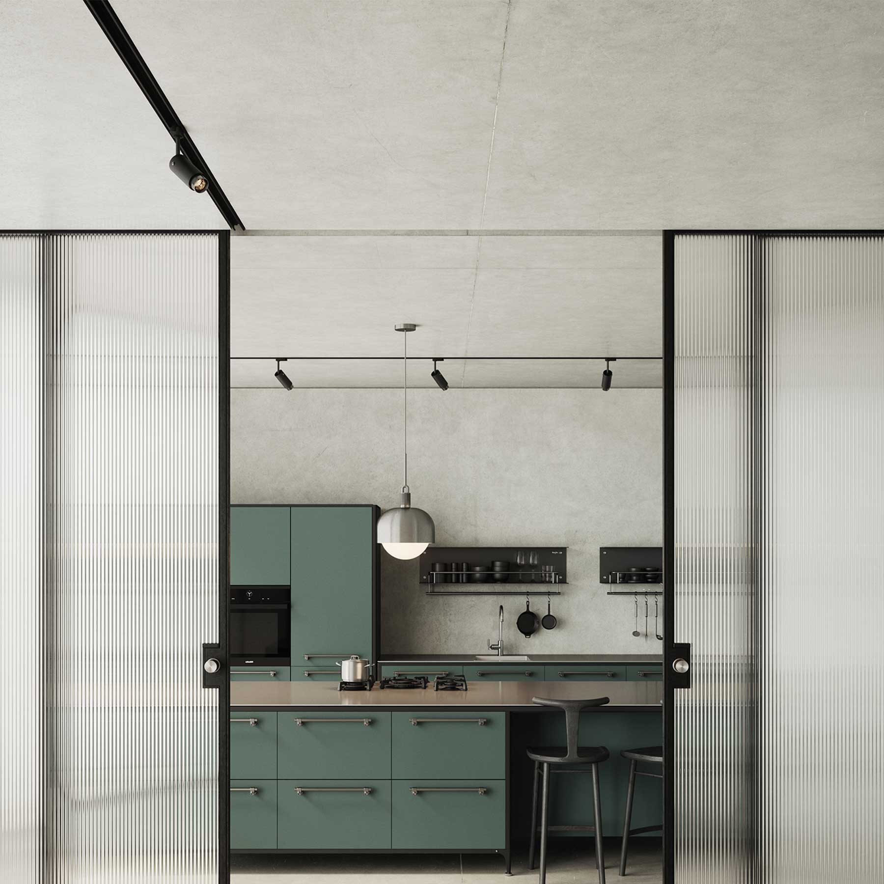 Buster & Punch Exhaust Linear GU10 svítidlo pro 3F lištu