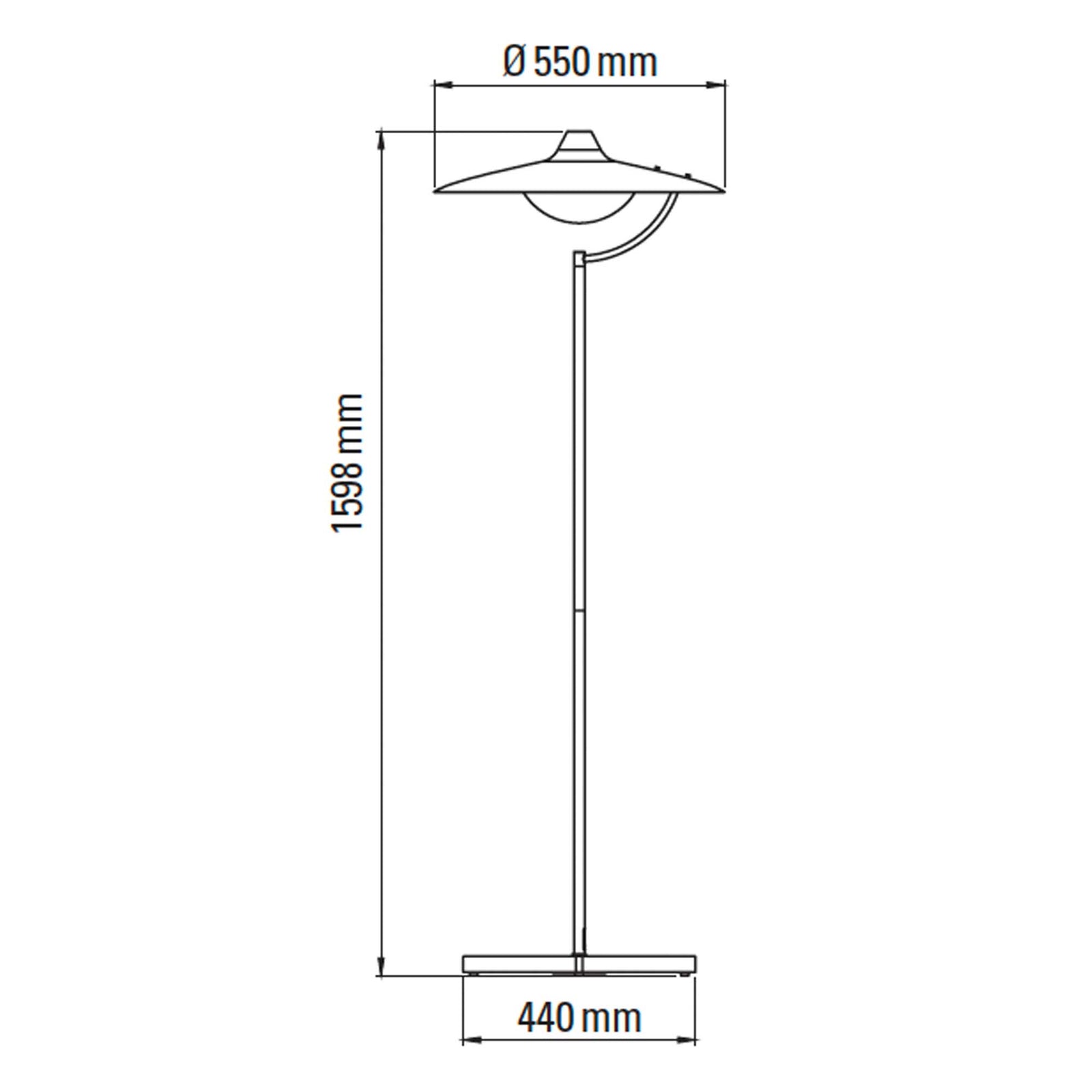 DCW éditions Biny LED стојећа лампа