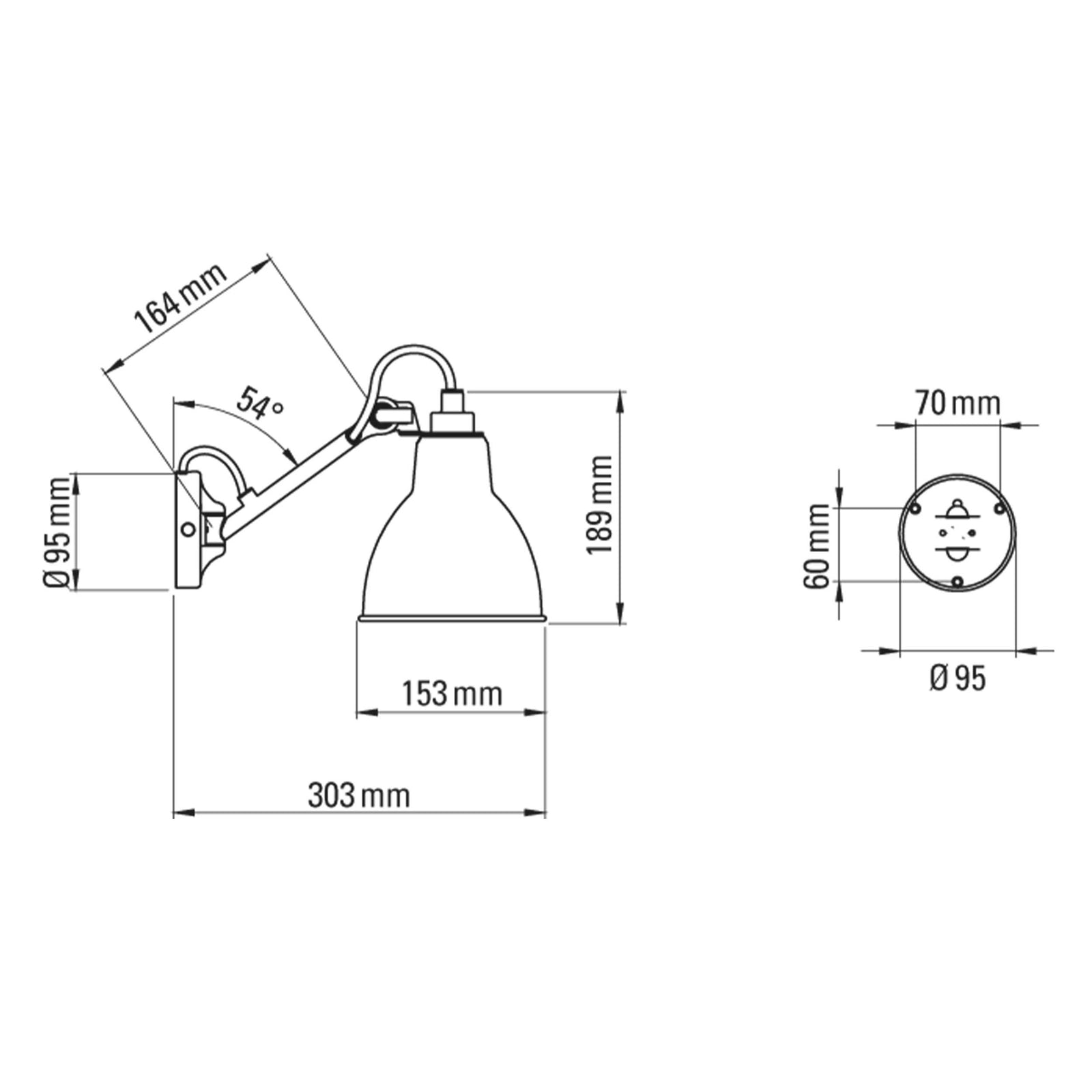 DCW éditions Lampe Gras бр. 104 E27 купаоничко светло IP44