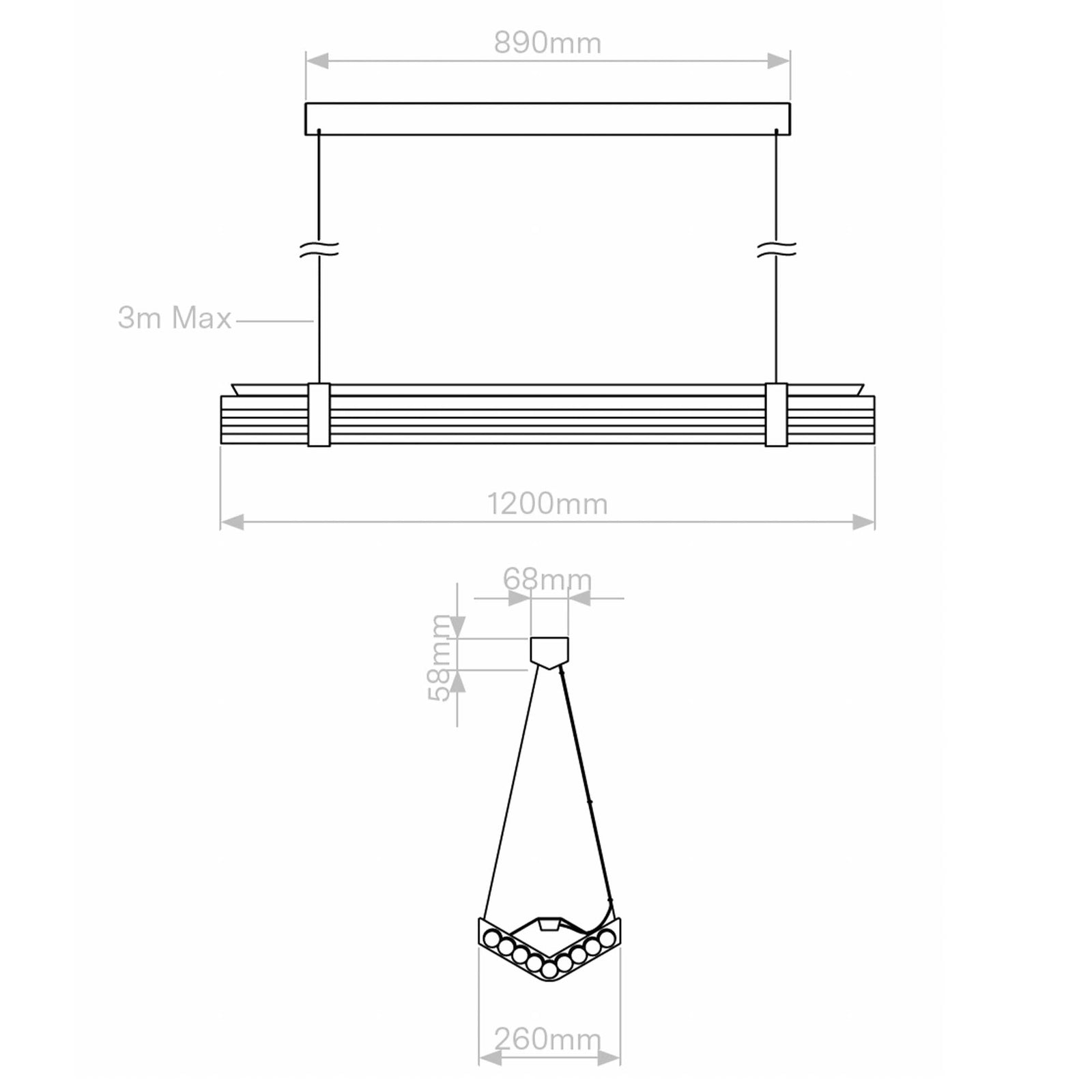 DCW éditions Seagull LED суспендовано светло