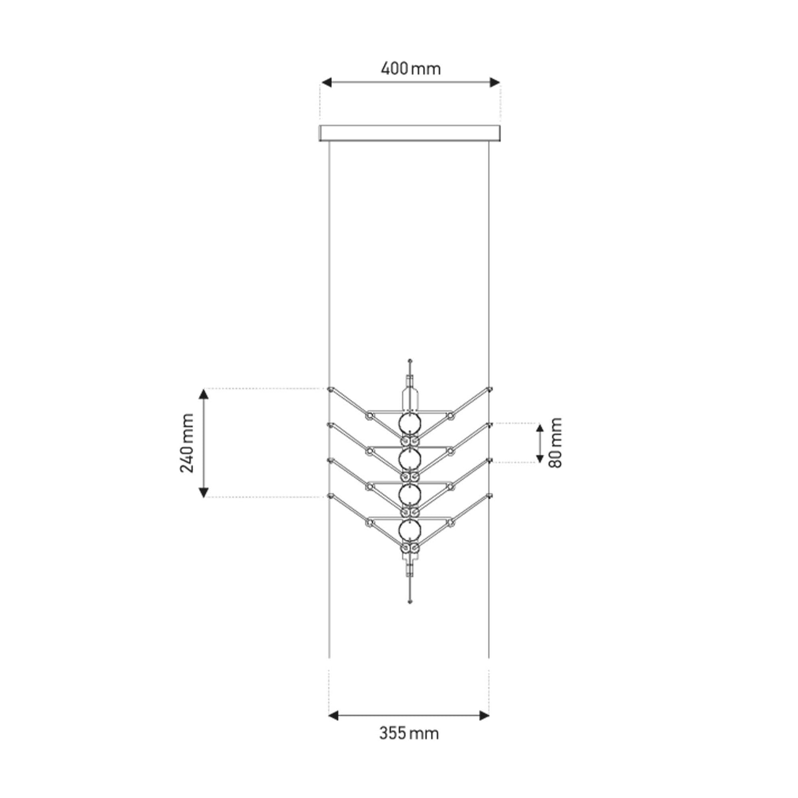 DCW éditions VVV LED суспендовано светло