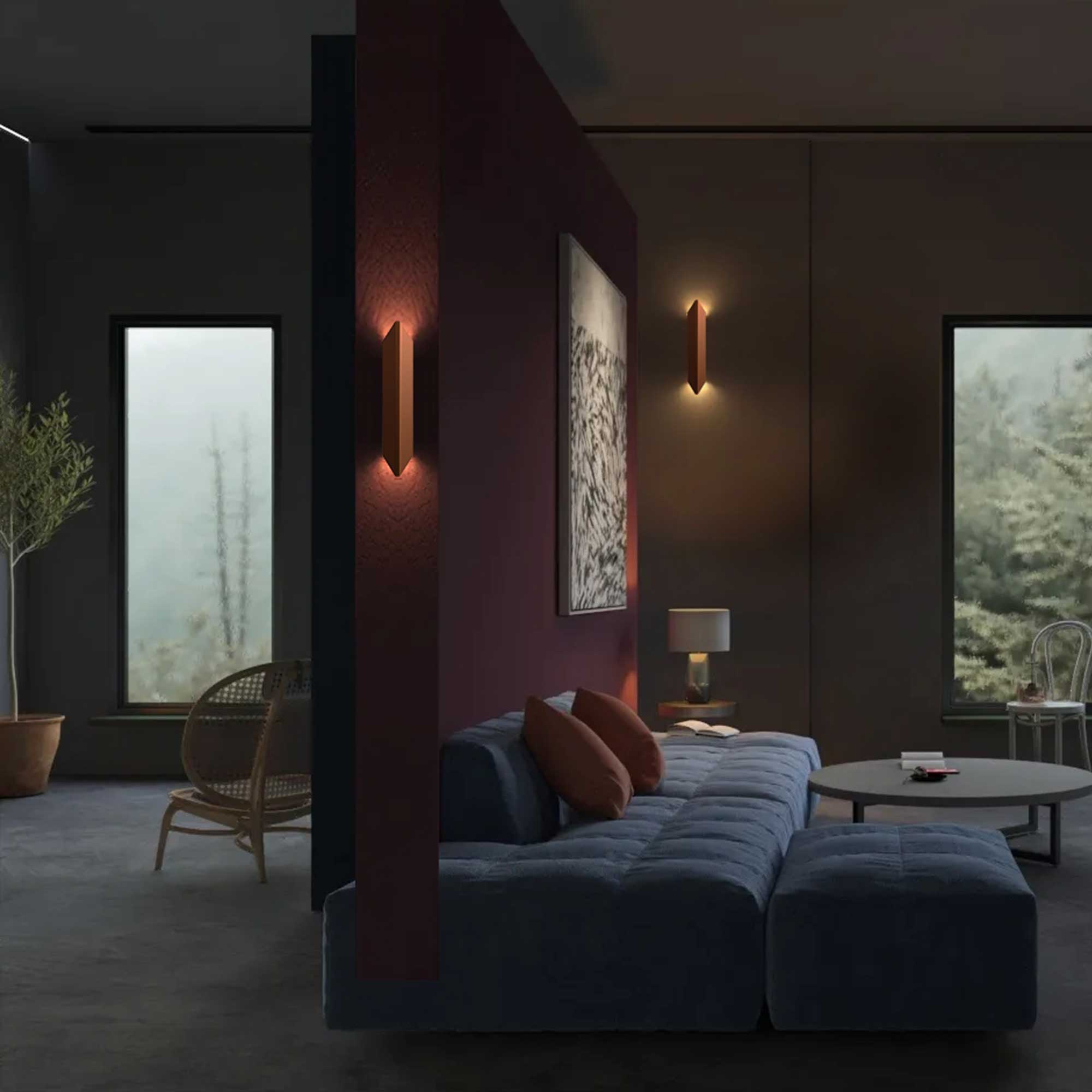 Duaro LED nástěnné svítidlo Ra>90