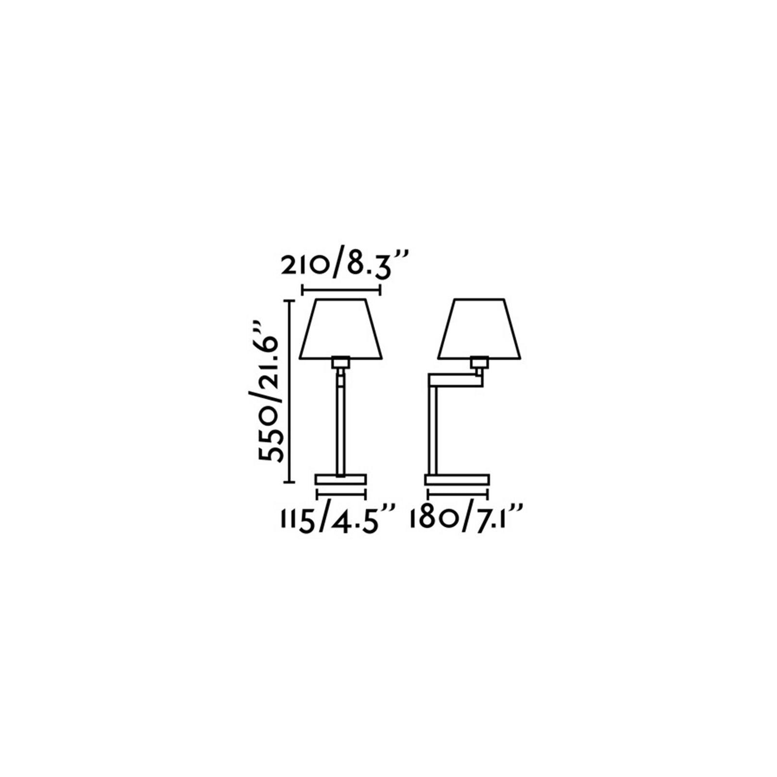 Faro Artis E27 стона лампа