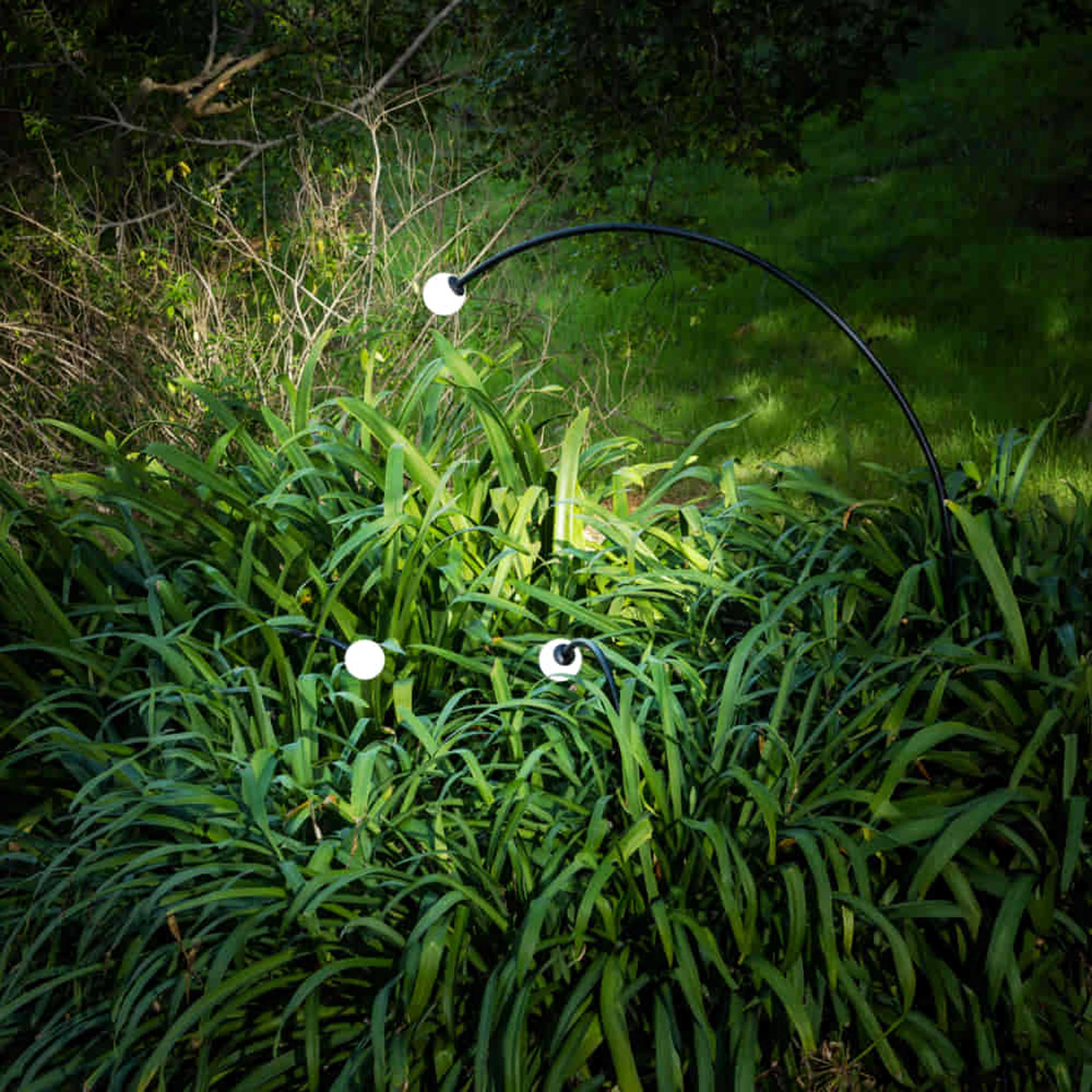 Faro Brume LED glass ceiling light IP44