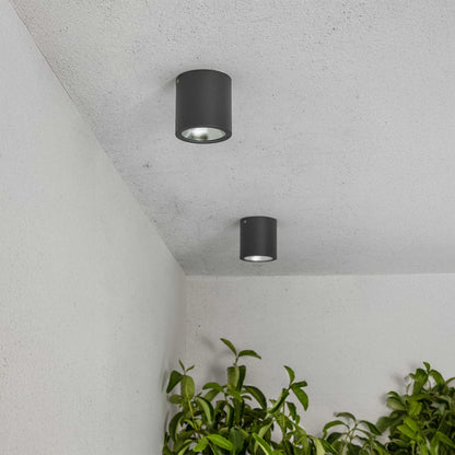 Faro Brume LED glass ceiling light IP44