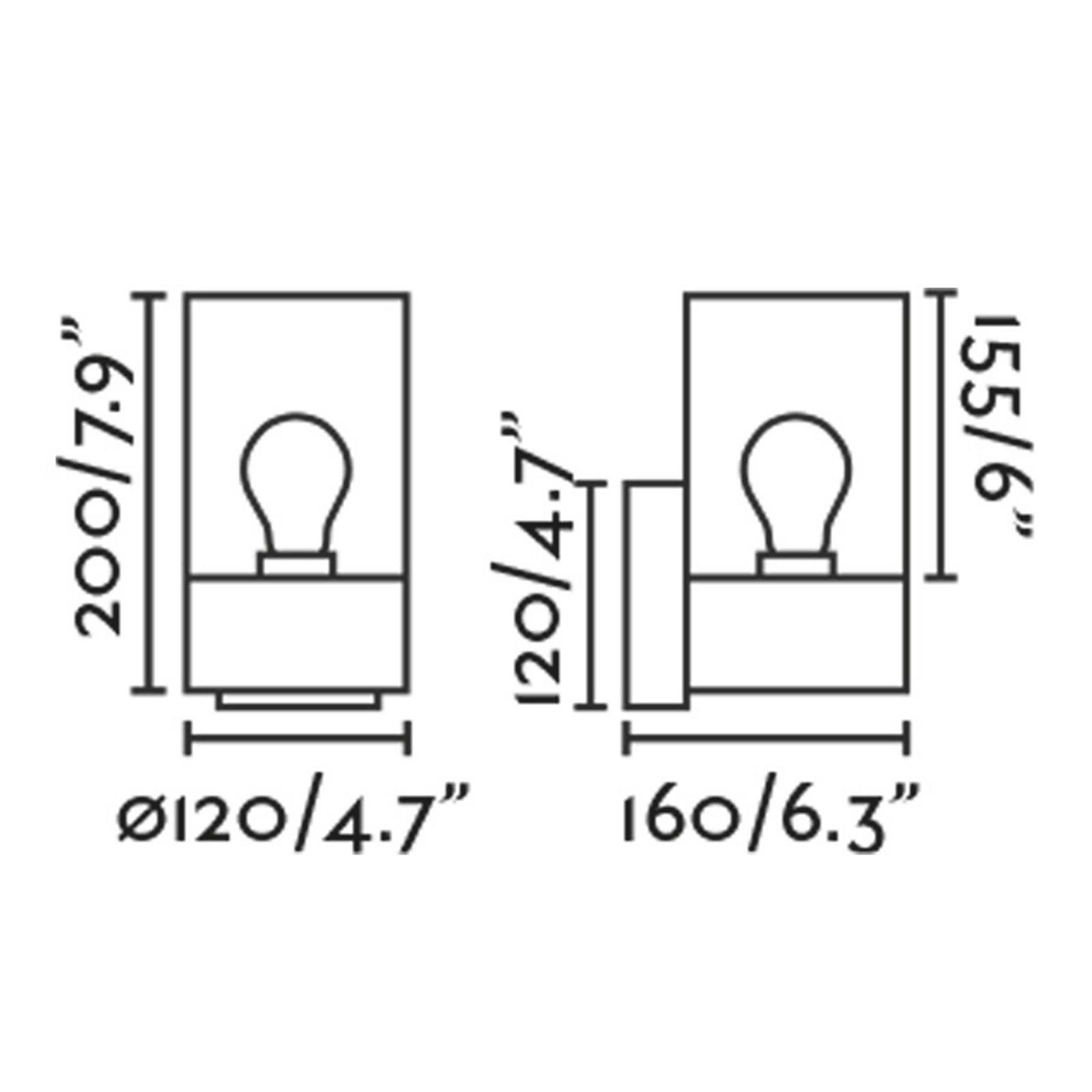 Faro Kila E27 спољна зидна светиљка, IP65
