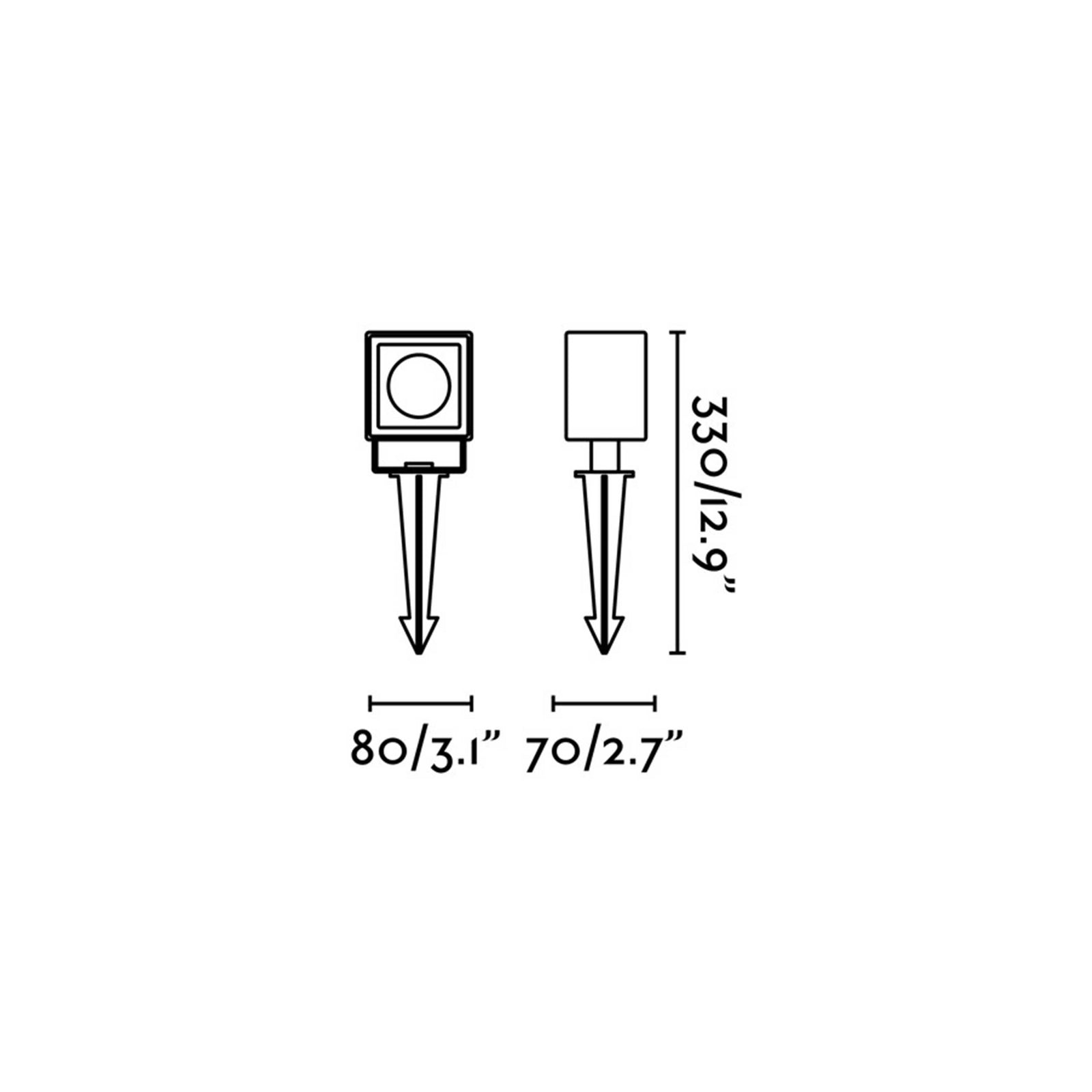 Faro Sobek LED стубна улична светиљка IP65