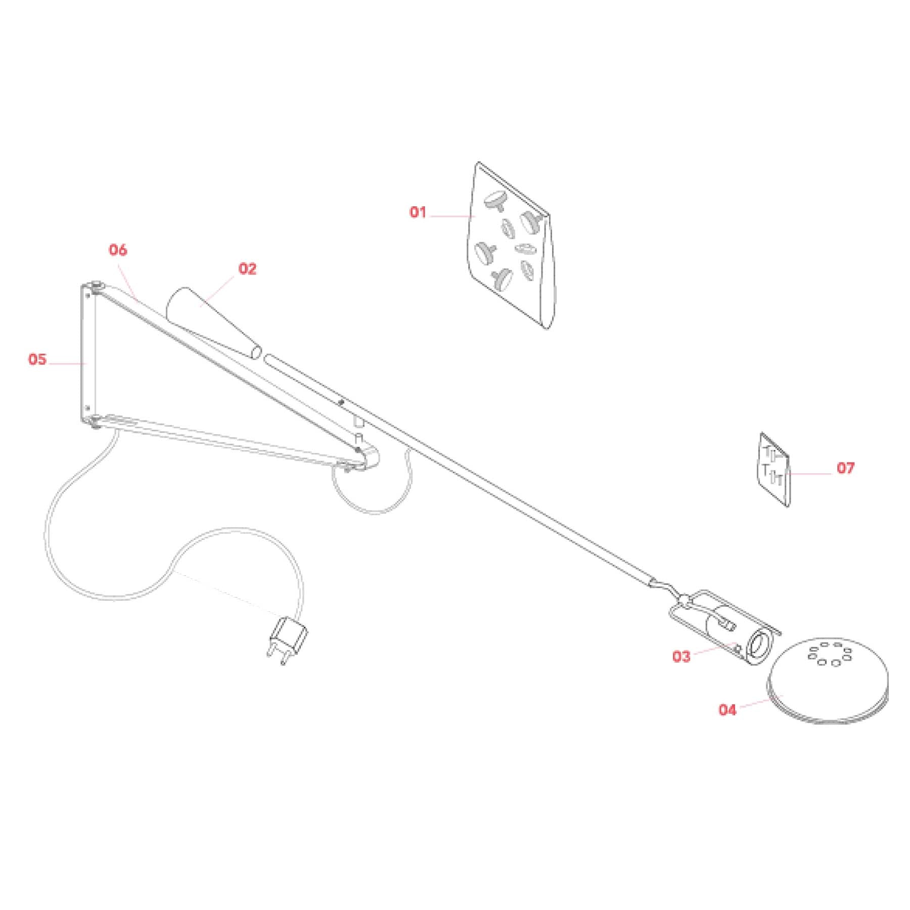 Flos 265 E27 nástěnné svítidlo