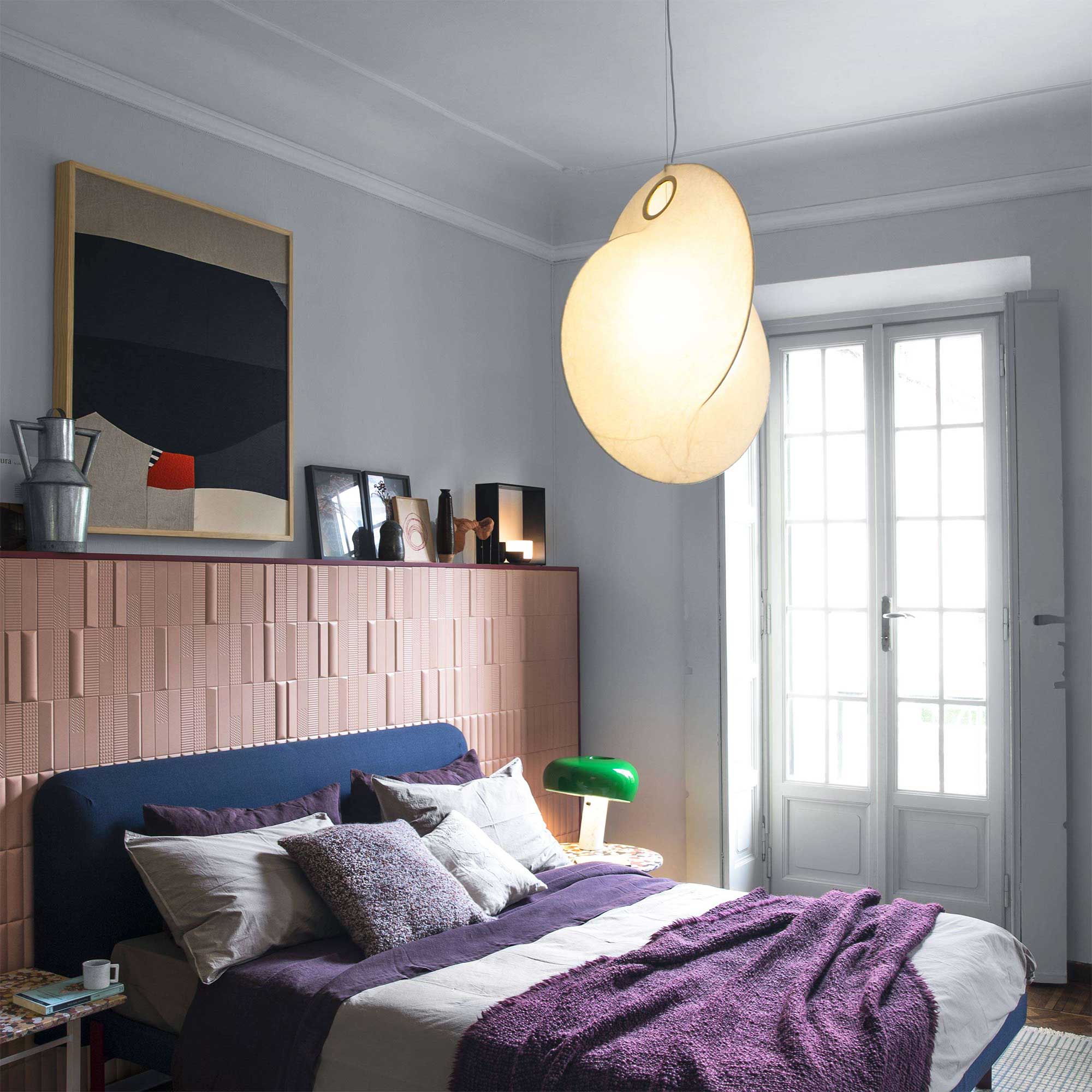 Flos Overlap E27 závěsné svítidlo z pryskyřice