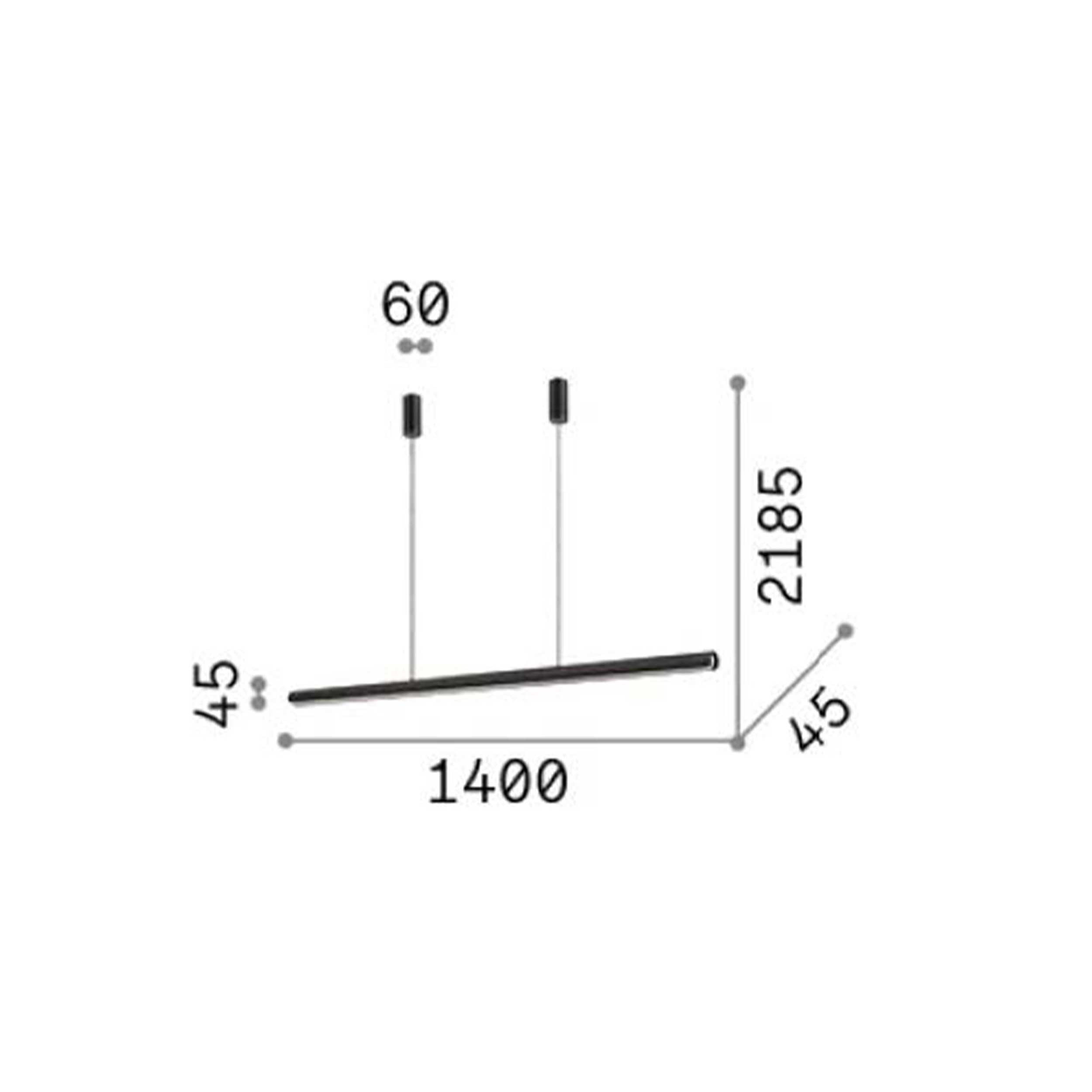 Ideal lux Dorica LED pendant light