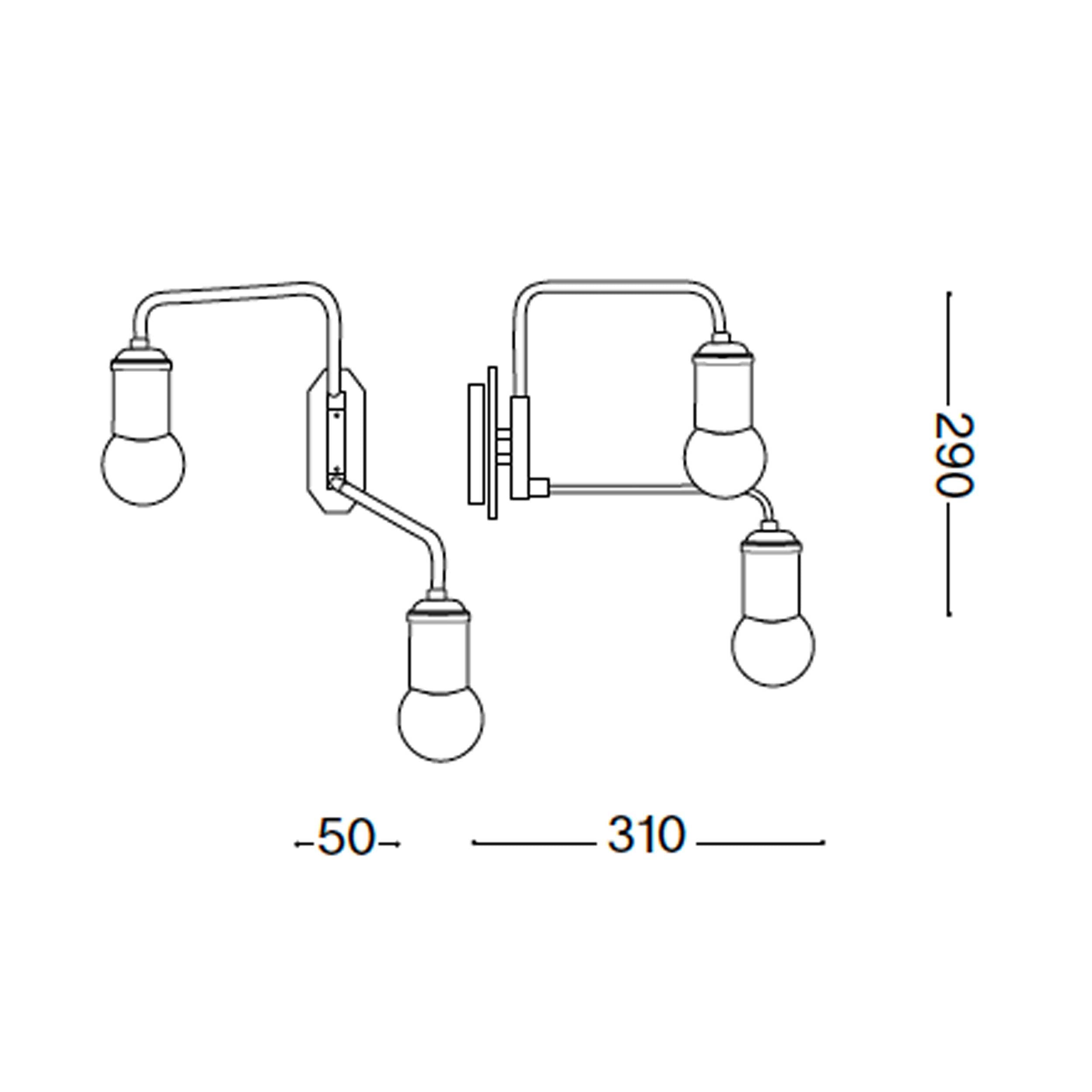 Ideal Lux Triumph E27 зидна лампа