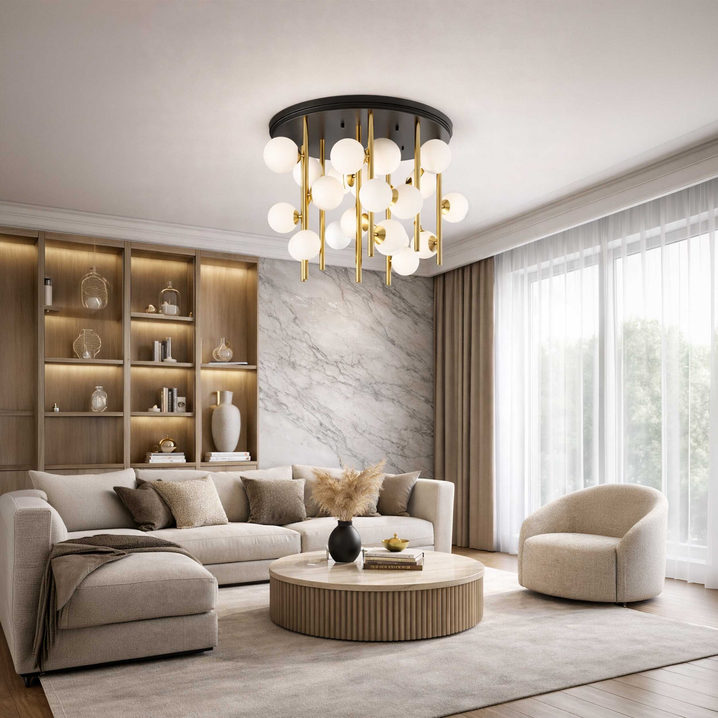 Ideal Lux Perlage G9 површински уграђена плафонска лампа