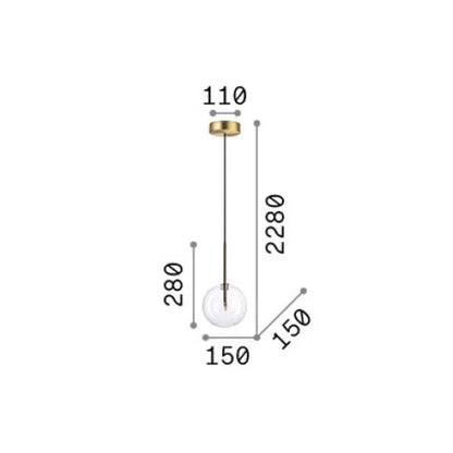 Ideal Lux Equinoxe G4 závěsné svítidlo