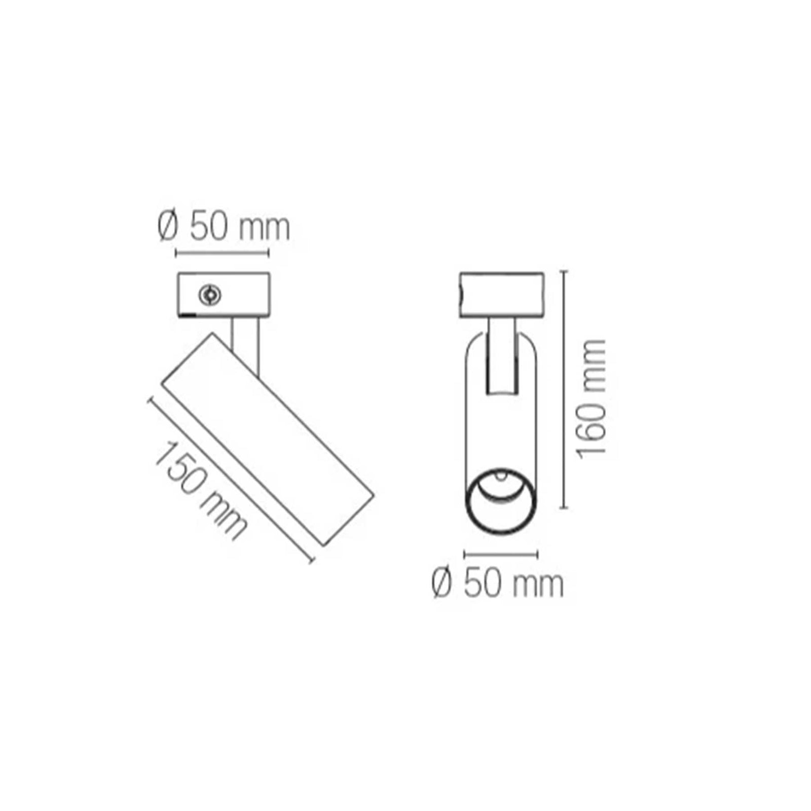 Intec Rocket LED stropní svítidlo pro 3F lištu