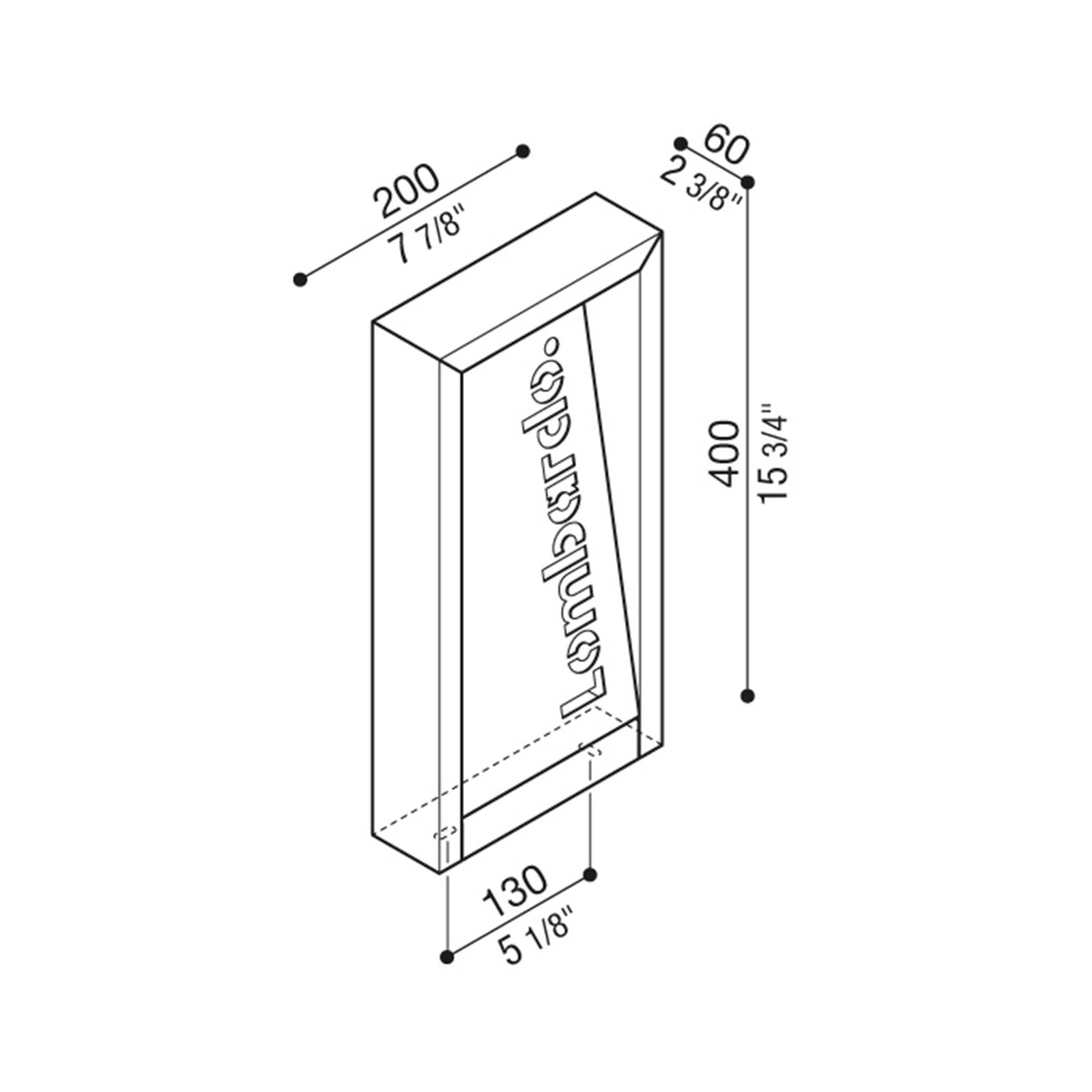 Lombardo Arke FULL Code LED спољна стубна светиљка IP66 24V