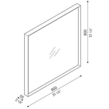 Lombardo Flo Q LED Čtvercové Svítidlo Přisazené IP20 IK06