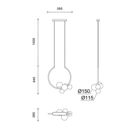 Lucis OHM LED závěsné svítidlo