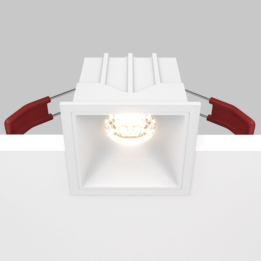 Maytoni downlight Alfa LED 10W 36° zápustné čtvercové svítidlo bílé