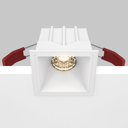 Maytoni downlight Alfa LED 10W 36° zápustné čtvercové svítidlo bílé
