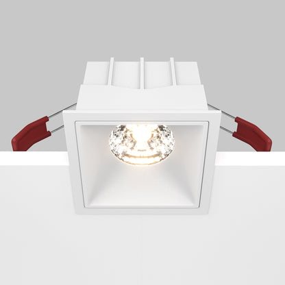 Maytoni downlight Alfa LED 15W 36° zápustné čtvercové svítidlo bílé