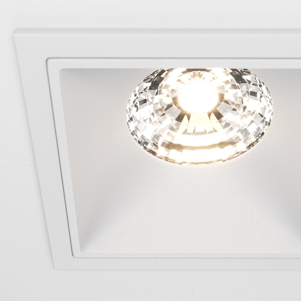 Maytoni downlight Alfa LED 15W 36° zápustné čtvercové svítidlo bílé