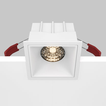 Maytoni downlight Alfa LED 15W 36° zápustné čtvercové svítidlo bílé