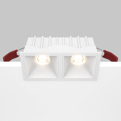 Maytoni downlight Alfa LED 10W 36° zápustné čtvercové svítidlo bílé