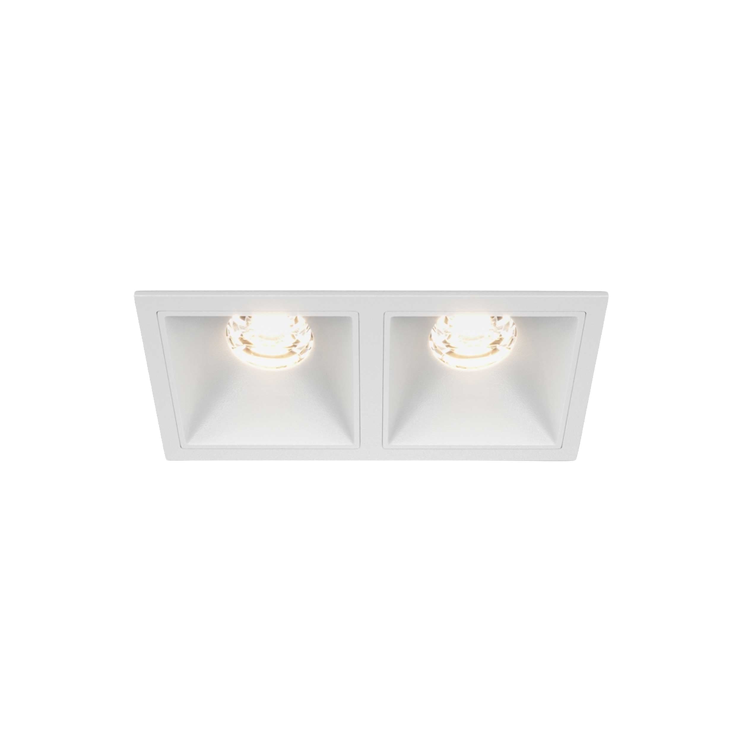 Maytoni downlight Alfa LED 10W 36° zápustné čtvercové svítidlo bílé