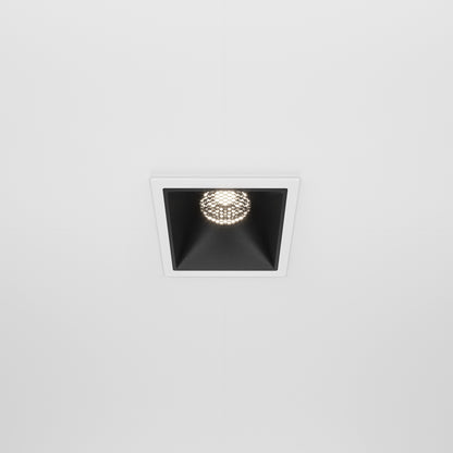 Maytoni downlight Alfa LED 10W 36° zápustné čtvercové svítidlo černé