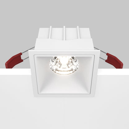 Maytoni downlight Alfa LED 15W 36° zápustné čtvercové svítidlo bílé
