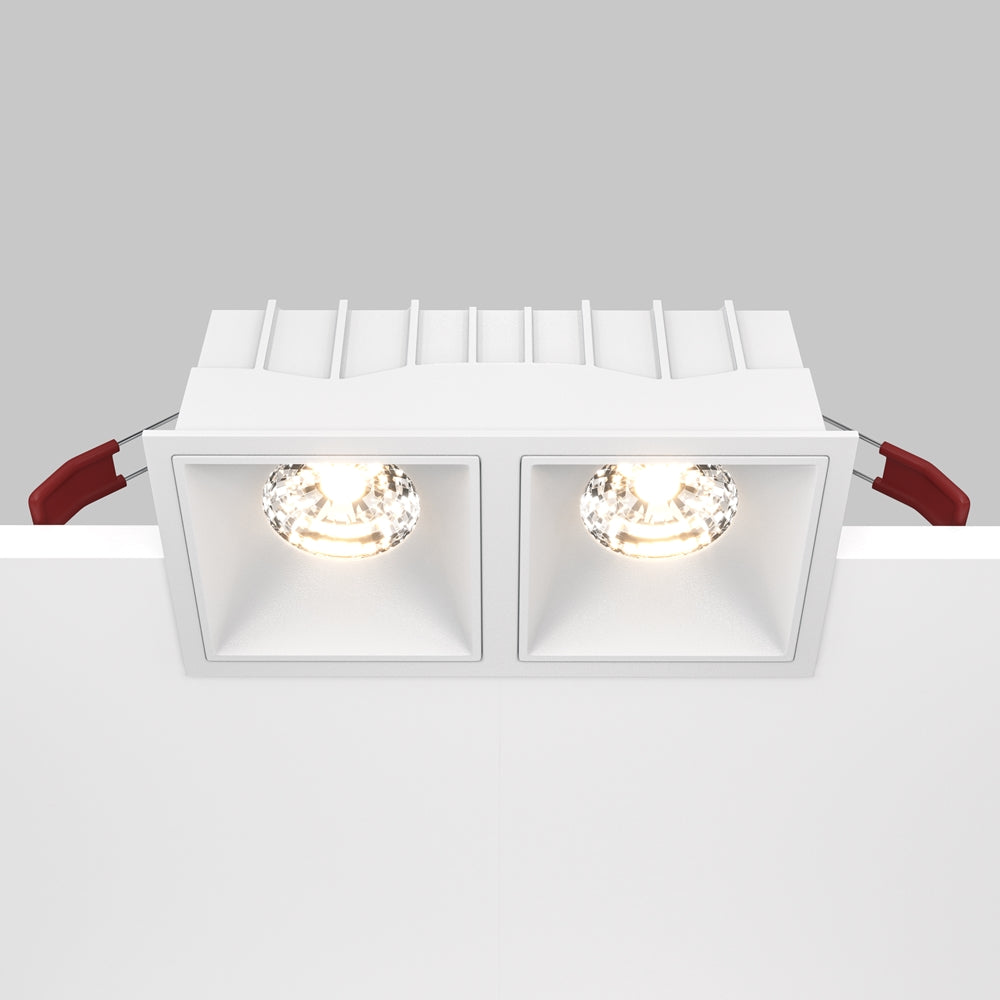 Maytoni downlight Alfa LED 15W 36° zápustné čtvercové svítidlo bílé