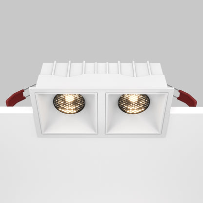 Maytoni downlight Alfa LED 15W 36° zápustné čtvercové svítidlo bílé