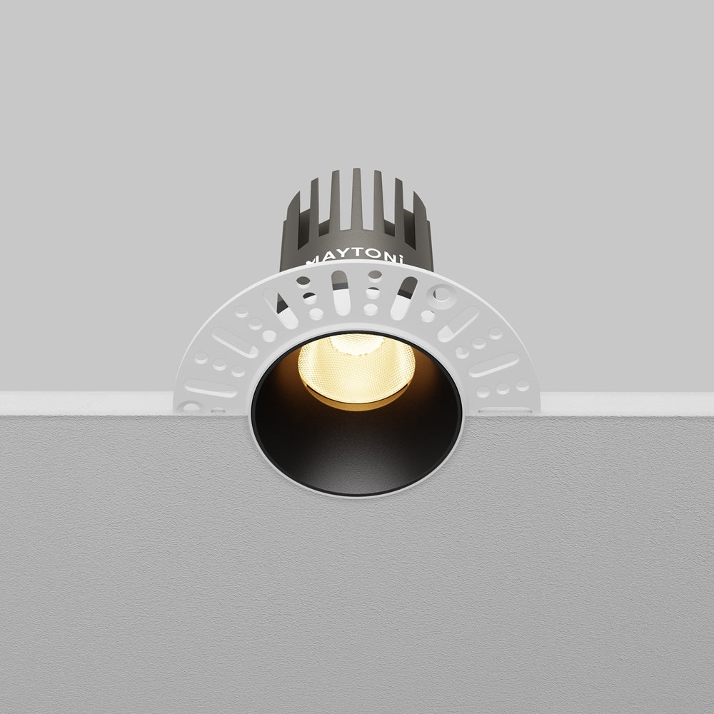 Maytoni downlight Dip LED 50° zápustné kruhové svítidlo černé
