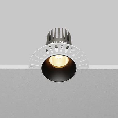 Maytoni downlight Dip LED 50° zápustné kruhové svítidlo černé