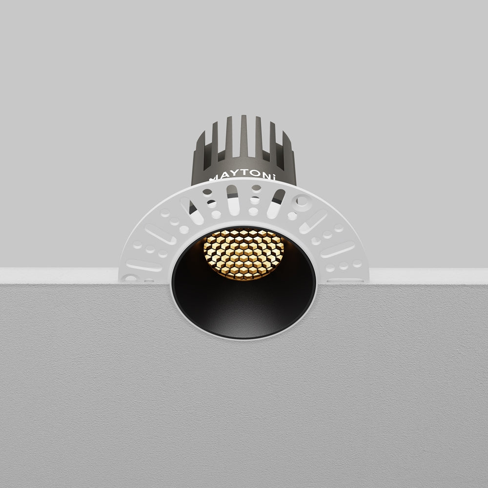 Maytoni downlight Dip LED 50° zápustné kruhové svítidlo černé