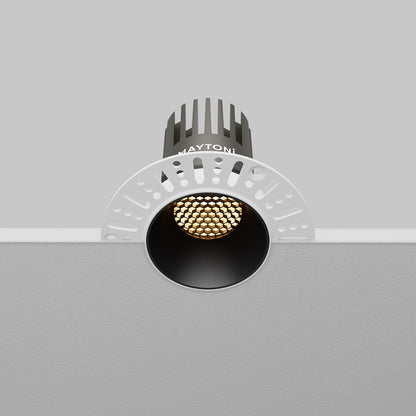 Maytoni downlight Dip LED 50° zápustné kruhové svítidlo černé