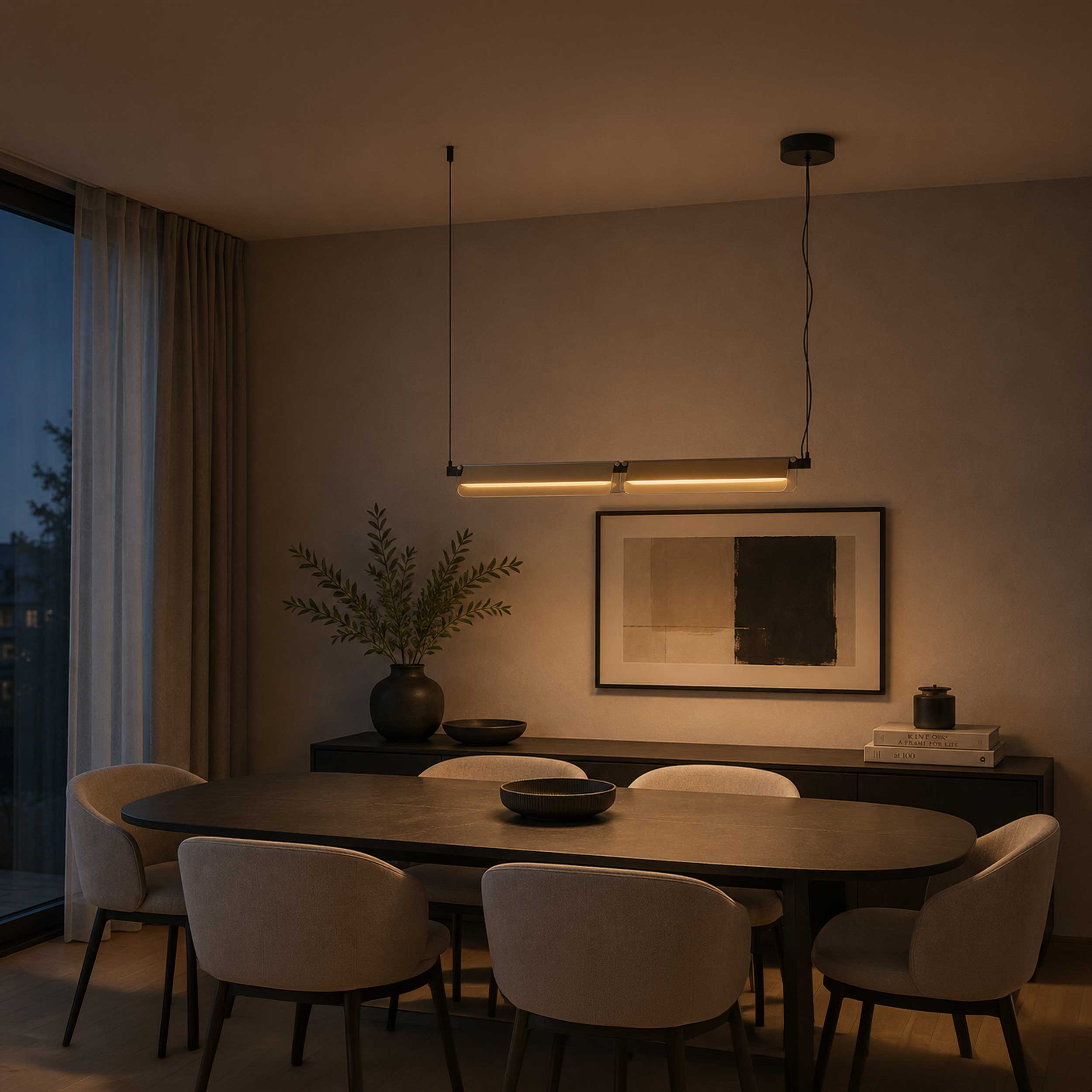 Maytoni Flat LED závěsné svítidlo