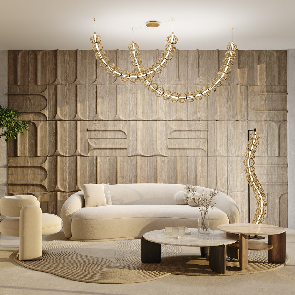 Maytoni Golden Cage LED stojací svítidlo